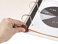 Universal Deluxe Easy-to-Open D-Ring View Binder, 3 Rings, 1" Capacity, 11 X 8.5, White