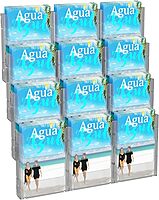 AZAR DISPLAYS Wall-Mount Brochure Holder