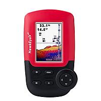 HawkEye Fishtrax 1C Fish Finder with HD Color Virtuview Display, Black/Red, 2" H x 1.6" W Screen Size