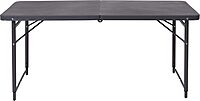 FLASH FURNITURE Bi-Fold Plastic Folding Table