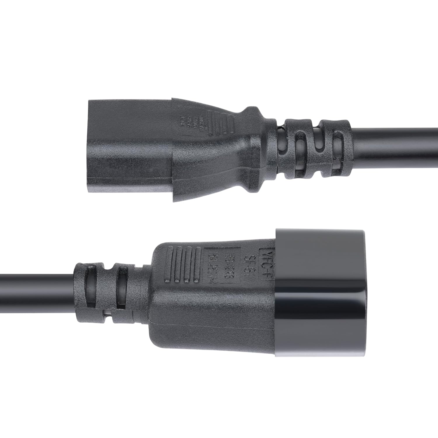 StarTech.com 15ft (4.5m) Power Extension Cord, C14 to C13, 15A 250V, 14AWG, AC Power Cable for PDU/Power Supply, UL Listed