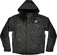 ERGODYNE N-FERNO 6467 Winter Work Jacket, Workwear Outerwear, Thermal Insulation, Removable Hood
