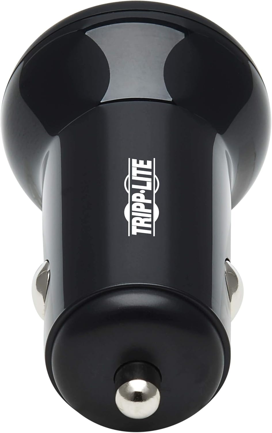 Tripp Lite USB Car Charger, 24W Dual Port USB Car Charger, USB-C 24W PD 3.0, USB-A 24W QC 3.0, Black (U280-C02-24W-1B)