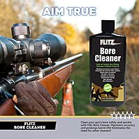 Flitz Gun Bore Cleaner - 7.6oz Bottle of USA-Made Gun Cleaning Solvent to Clean & Remove Rust, Lead Build Up, Ammo Residue