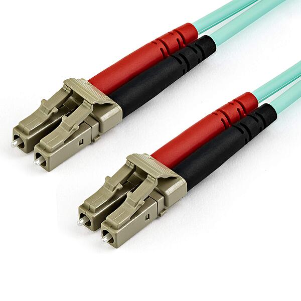 StarTech.com OM4 LC/UPC Duplex Multimode Fiber Optic Cable (50/125, LSZH)