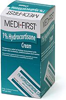 Hydrocortisone Anti-Itch Cream Packets for First Aid & Emergency Kits, 144 Pack