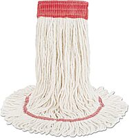 Boardwalk 503WHCT Super Loop Wet Mop Head, Cotton/Synthetic, Large Size, White, 12/Carton