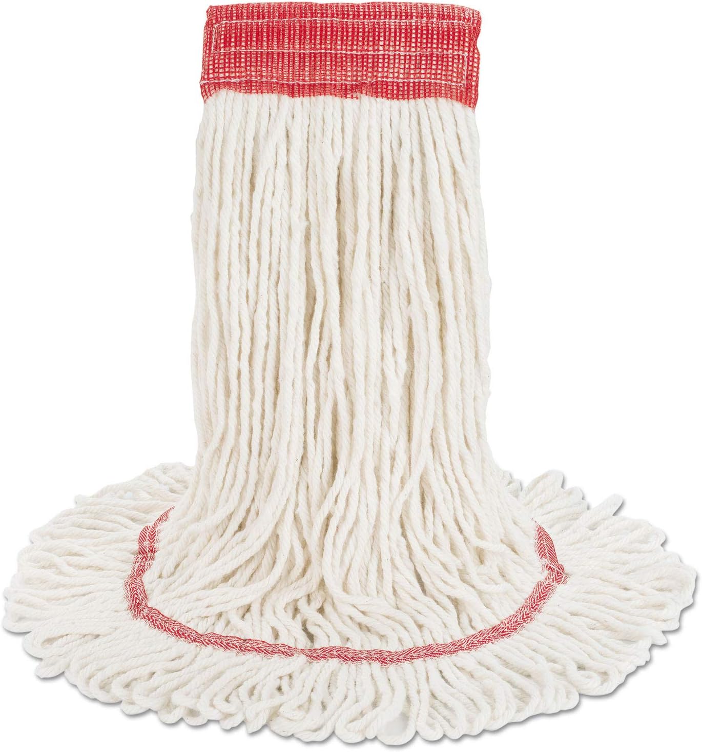 Boardwalk 503WHCT Super Loop Wet Mop Head, Cotton/Synthetic, Large Size, White, 12/Carton