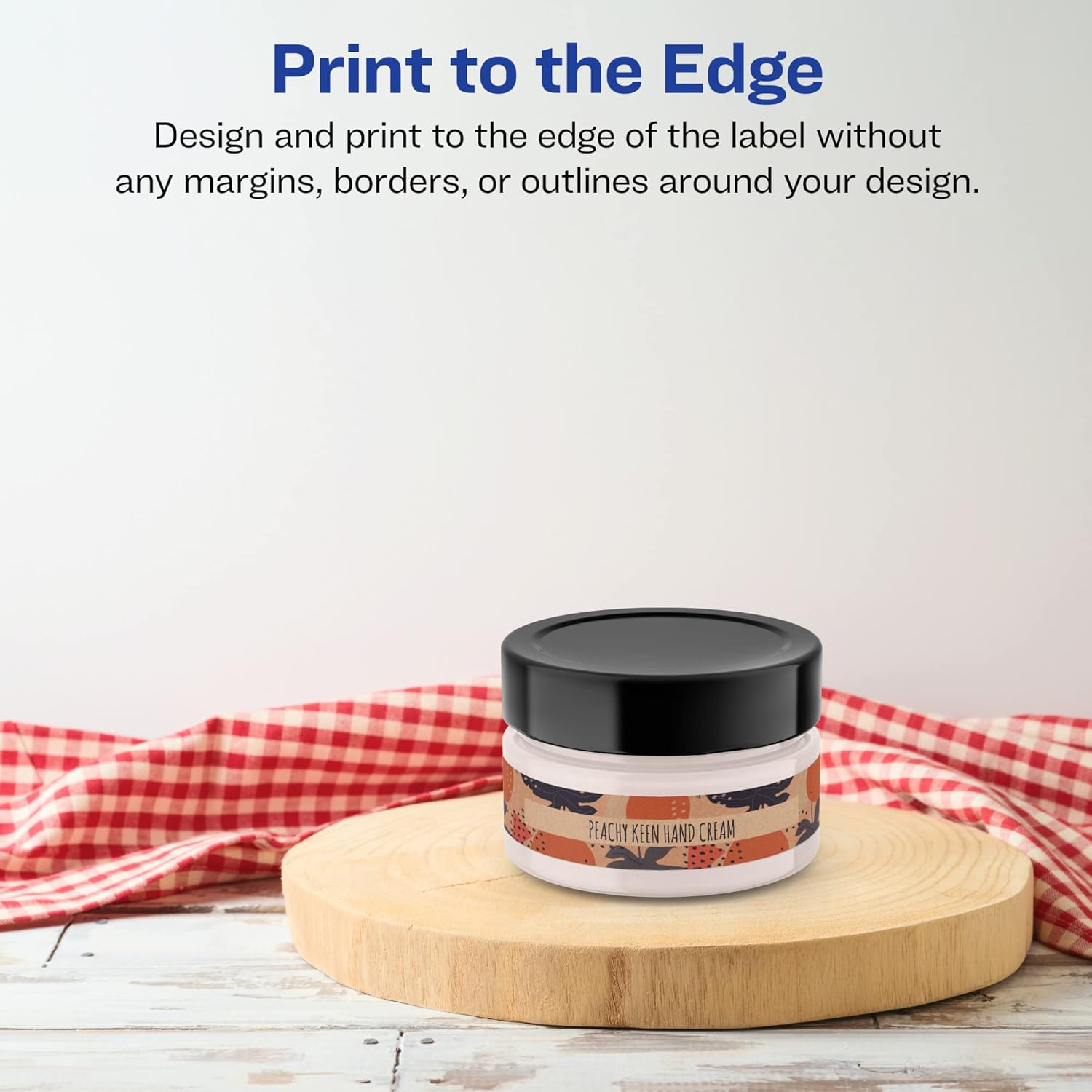 Avery Kraft Brown Rectangle Labels, Sure Feed Technology, 5/8" x 7-1/2", 180 Kraft Brown Labels, Print-to-The-Edge