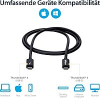 StarTech.com Passive Thunderbolt 3 USB-C Cable