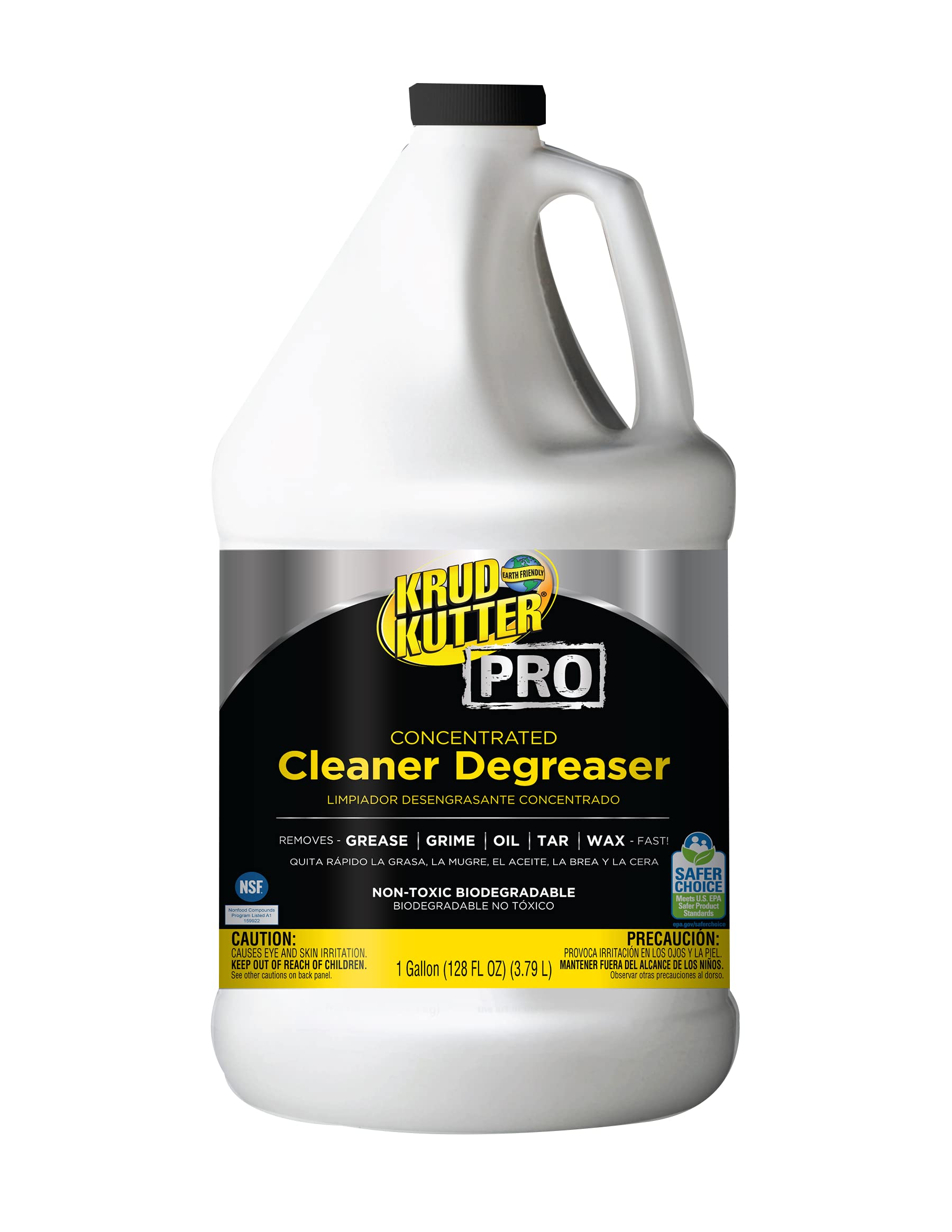 Krud Kutter Pro Concentrated Cleaner Degreaser, 1 Gallon, Case Of 4 Bottles