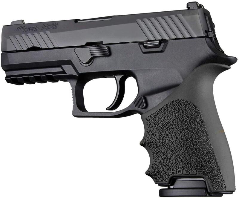 Hogue HandAll Beavertail Rubber Grip Sleeve for Glock and SIG SAUER Pistols