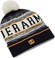 Under Armour Men's Halftime Pom Beanie Hat One Size Summit White