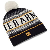 Under Armour Men's Halftime Pom Beanie Hat One Size Summit White