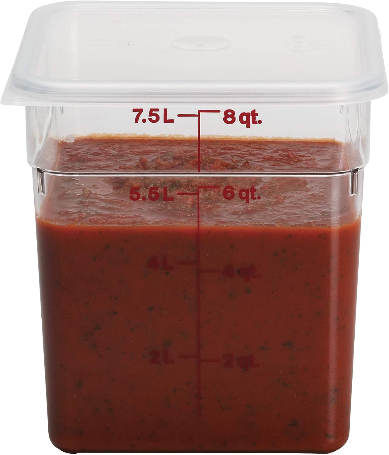 CAMBRO CamSquare Seal Cover, Translucent Plastic