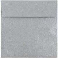 JAM PAPER Silver Stardream Metallic Invitation Envelopes