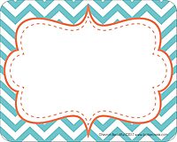 Barker Creek Name Badges & Self-Adhesive Labels, Beautiful Chevron, Multi-Purpose Name Tags, Gift Tags, And More! 3.5" x 2.75", 45 in Pkg, Home, School and Office Supplies (1523)