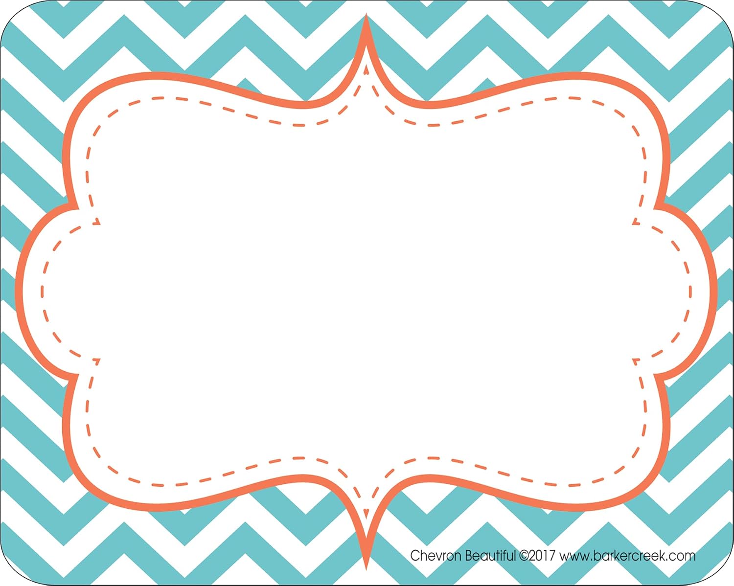 Barker Creek Name Badges & Self-Adhesive Labels, Beautiful Chevron, Multi-Purpose Name Tags, Gift Tags