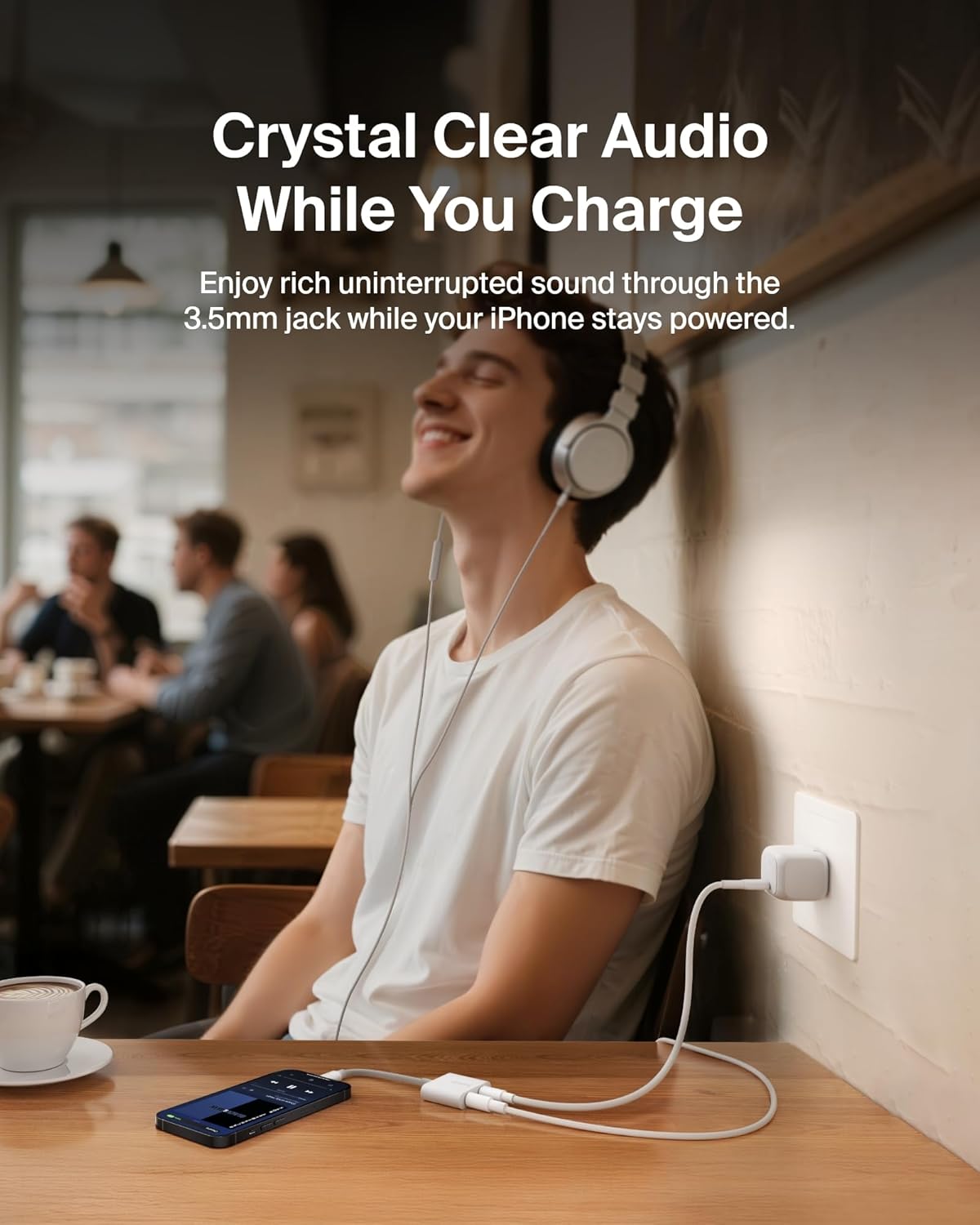 Belkin RockStar Lightning to 3.5mm Audio Cable + Audio Charger Splitter