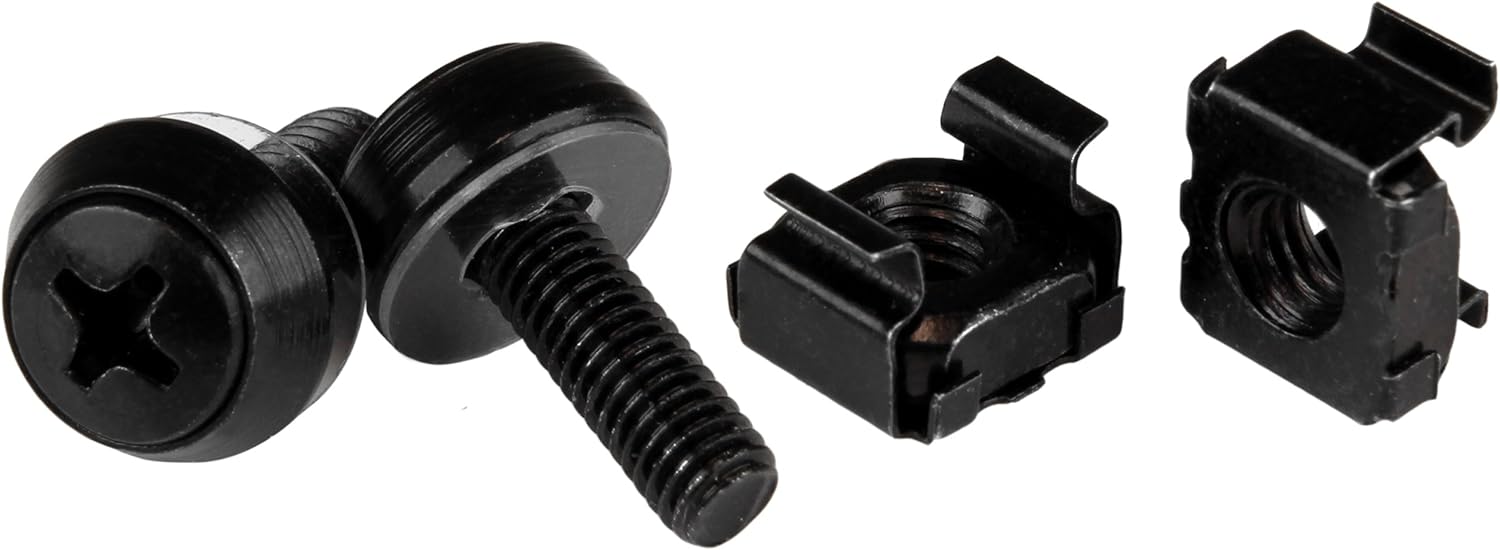 StarTech.com Mounting Screws and Cage Nuts for Server Rack & Cabinet