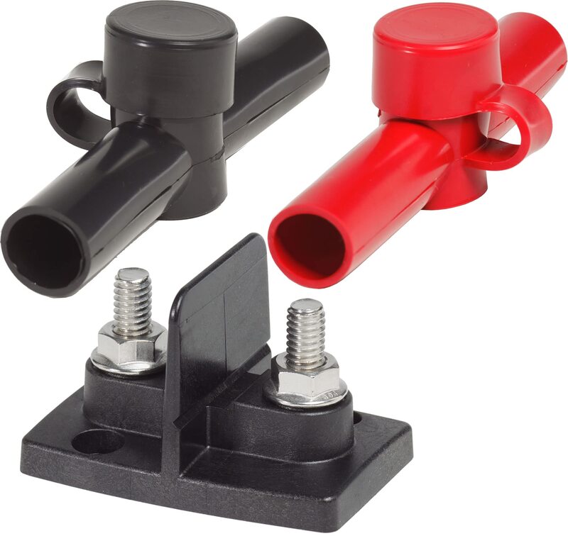 Blue Sea Systems Dual PowerPost Cable Connectors 48V DC
