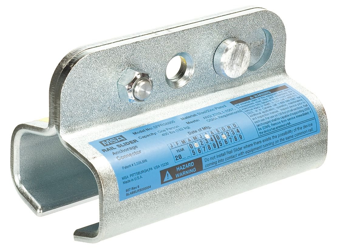 MSA Anchorage Connector, Galvanized Steel