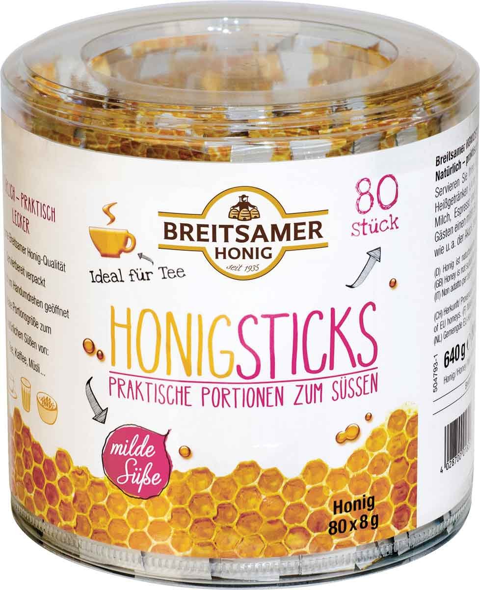 Breitsamer Acacia Honey Sticks, 22.6 oz (80 Count)