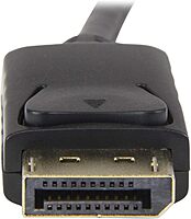 StarTech.com 3ft (1m) DisplayPort to HDMI Cable - 4K 30Hz - DisplayPort to HDMI Adapter Cable - DP 1.2 to HDMI Monitor Cable Converter - Latching DP Connector - Passive DP to HDMI Cord (DP2HDMM1MB)