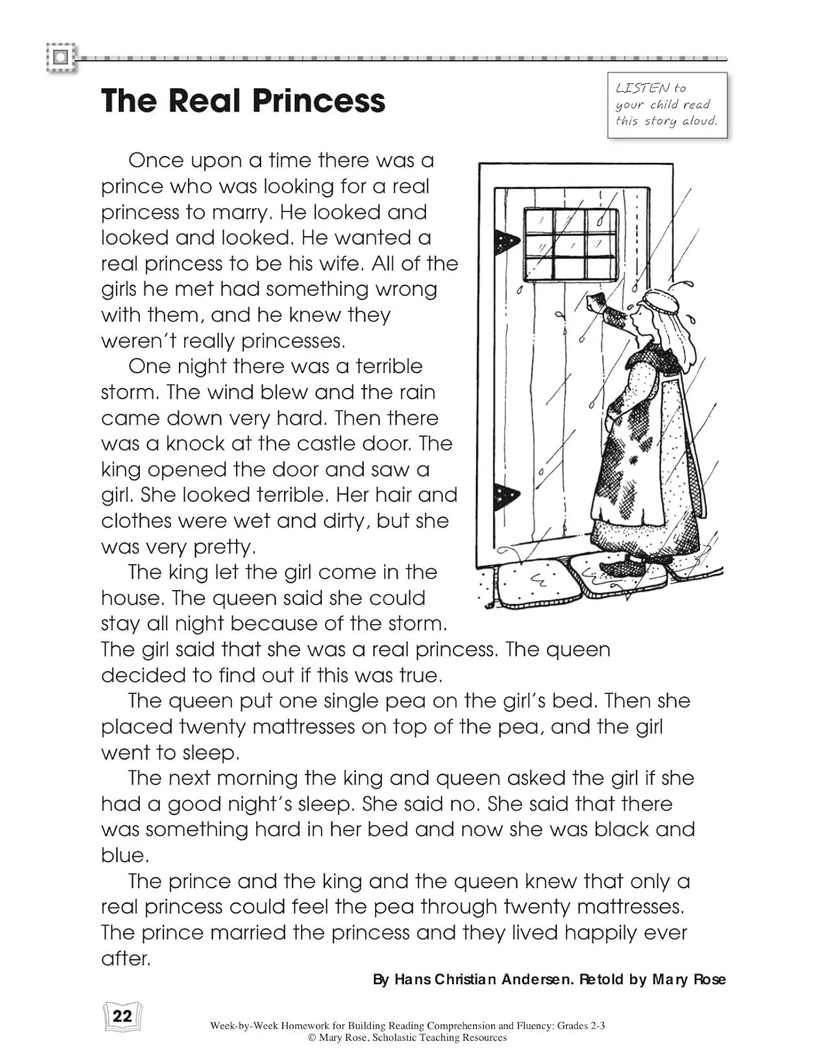 Week-by-Week Homework for Building Reading Comprehension & Fluency: Grades 2–3: 30 Reproducible High-Interest Passages