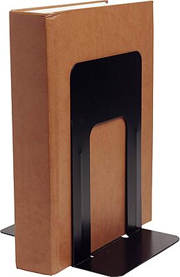 Business Source Heavy-gauge Steel Book Supports - 8.50inx9inx 6in Depth - Desktop - Non-skid Base, Scratch Resistant, Stain Resistant - 42551