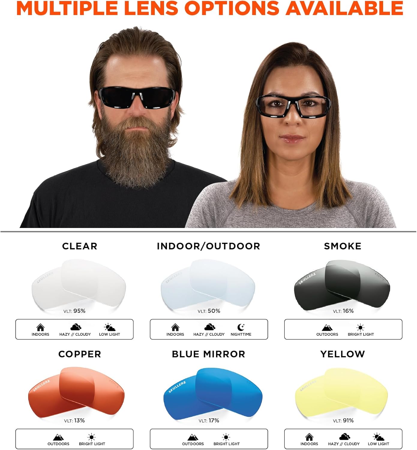 ERGODYNE Skullerz DAGR Safety Glasses