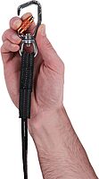 Ergodyne Squids 3714 Tool Lanyard and Tethering Attachment with Carabiner and Cinch Loop, Weight Rating 10lbs, 3-Pack