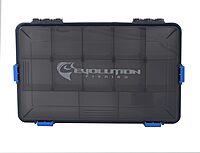 EVOLUTION OUTDOOR Waterproof 4-Latch Fishing Tackle Tray