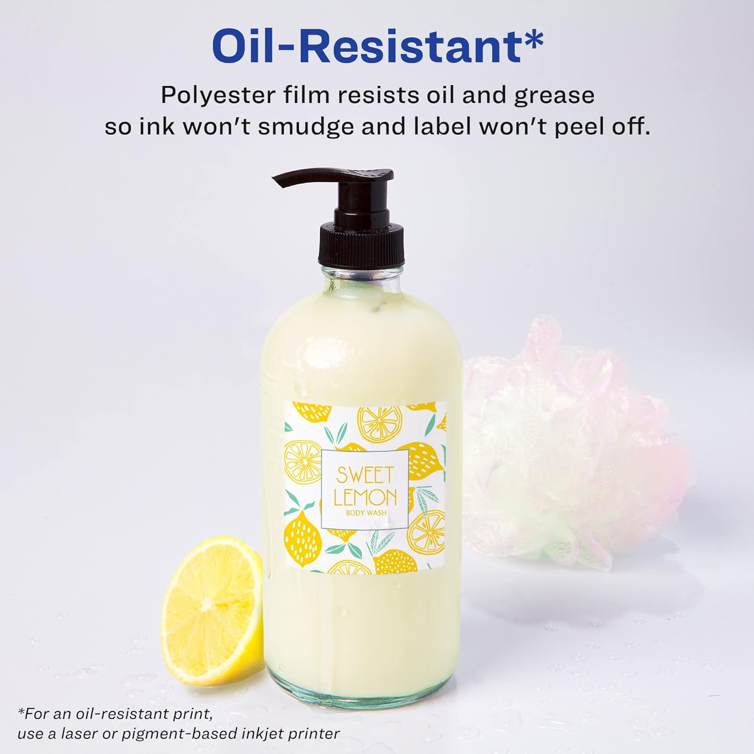 AVERY Durable Waterproof Square Labels, Sure Feed Technology, 2-1/8" x 2-1/8"