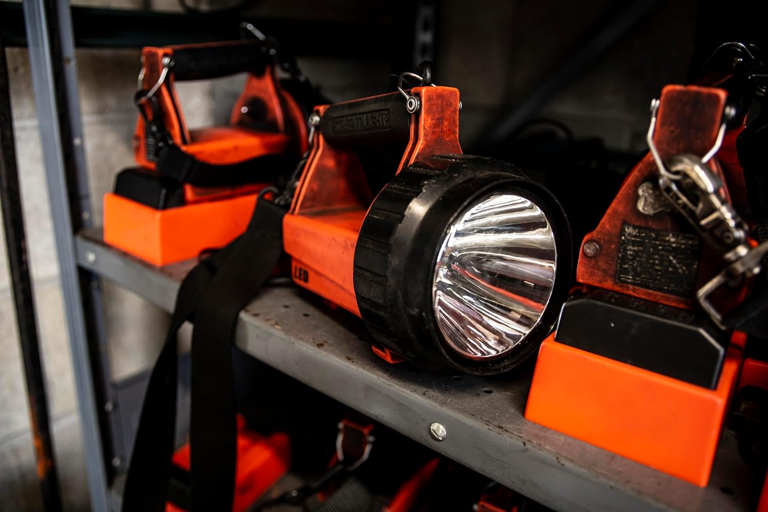 STREAMLIGHT Fire Vulcan 180-Lumen LED Rechargeable Flashlight/Lantern, Orange