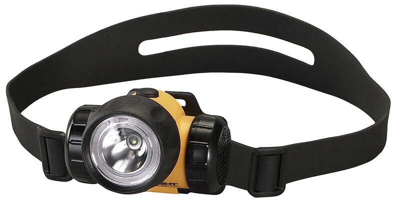 Streamlight 61200 3AA HAZ-LO Headlamp, Yellow - 120 Lumens