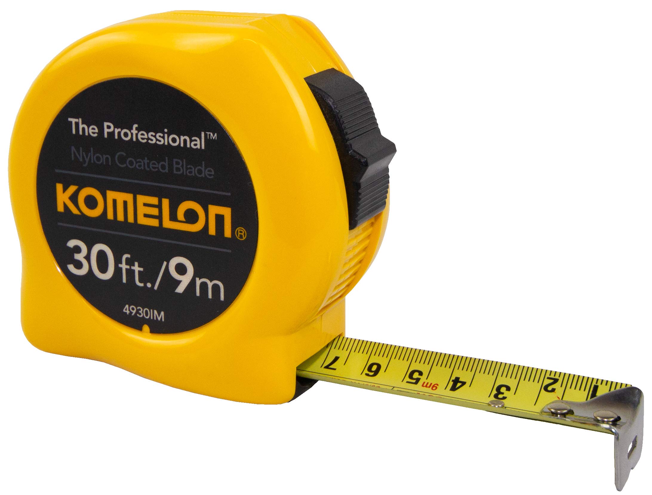 Komelon 4930IM The Professional 30-Foot Inch/Metric Scale Power Tape, Yellow