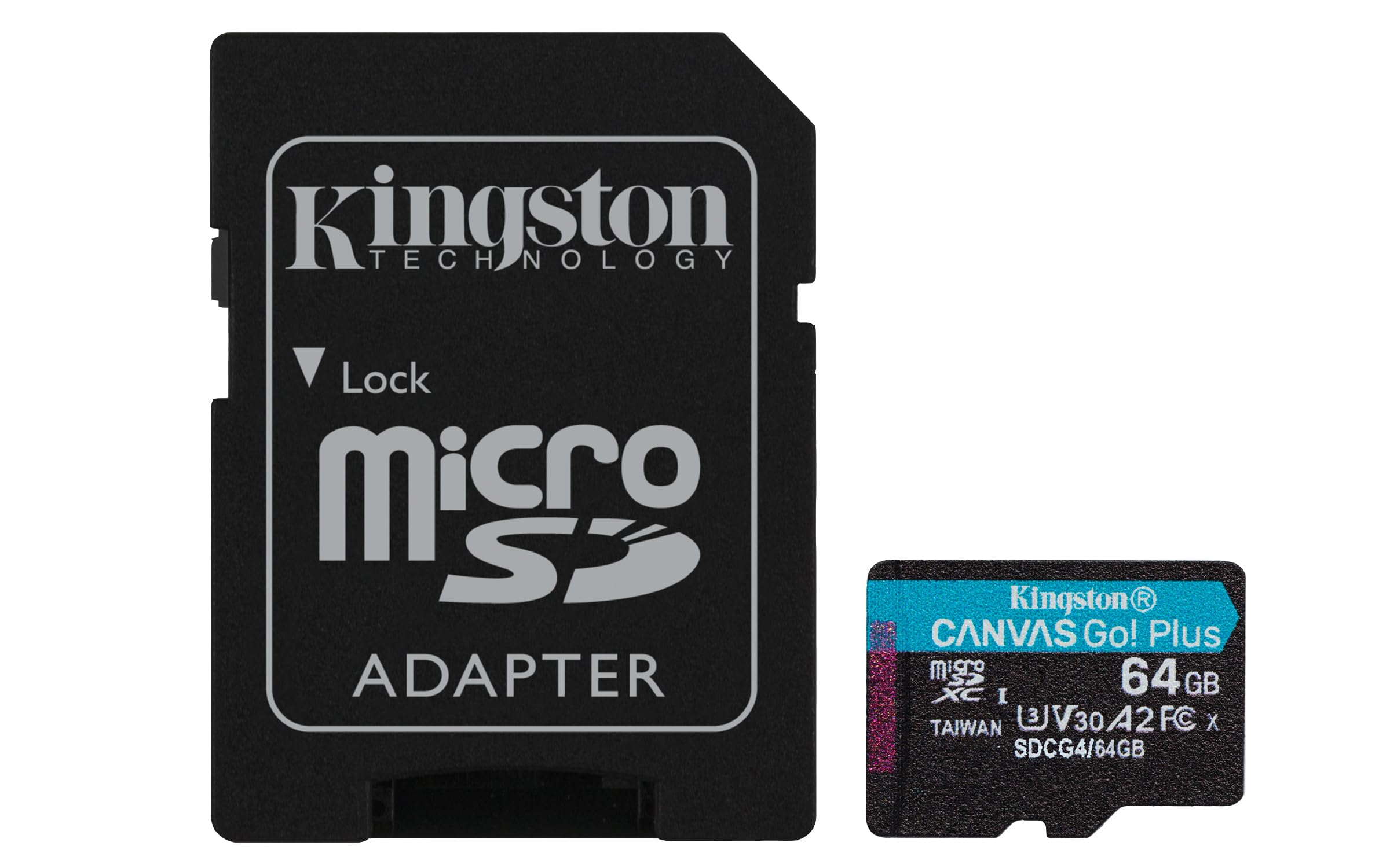 Kingston Canvas Go Plus microSDXC Card | UHS-I U3 V30 A2 | Up to 200MB/s