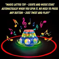 Spinning Top Gyro Magic Lattoo with LED lights & Music