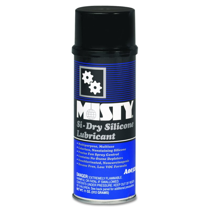 Misty AMR A329-16 Si-Dry Silicone Lubricant, Food Grade 12, Aerosol Can