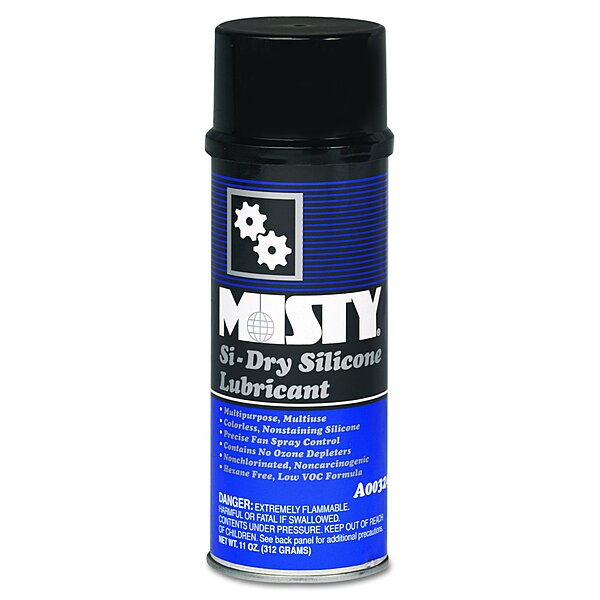 Misty AMR A329-16 Si-Dry Silicone Lubricant, Food Grade 12, Aerosol Can