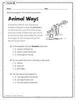 Scholastic Comprehension Skills: 40 Short Passages For Close Reading, Grade 3