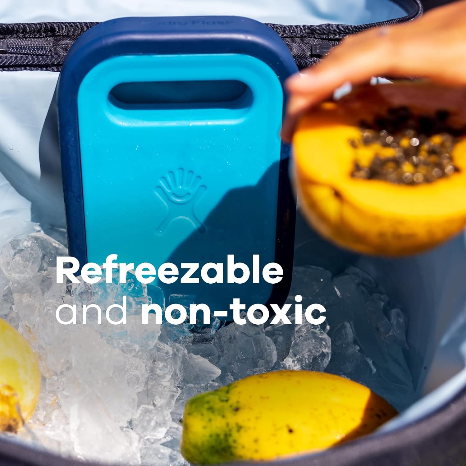 Hydro Flask Ice Pack - Accessory Reusable Freezer - Refreezable, BPA-Free, Non-Toxic Small Small Small