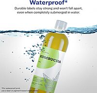 Avery Durable Waterproof Rectangle Labels, Sure Feed Technology, 5" x 6"