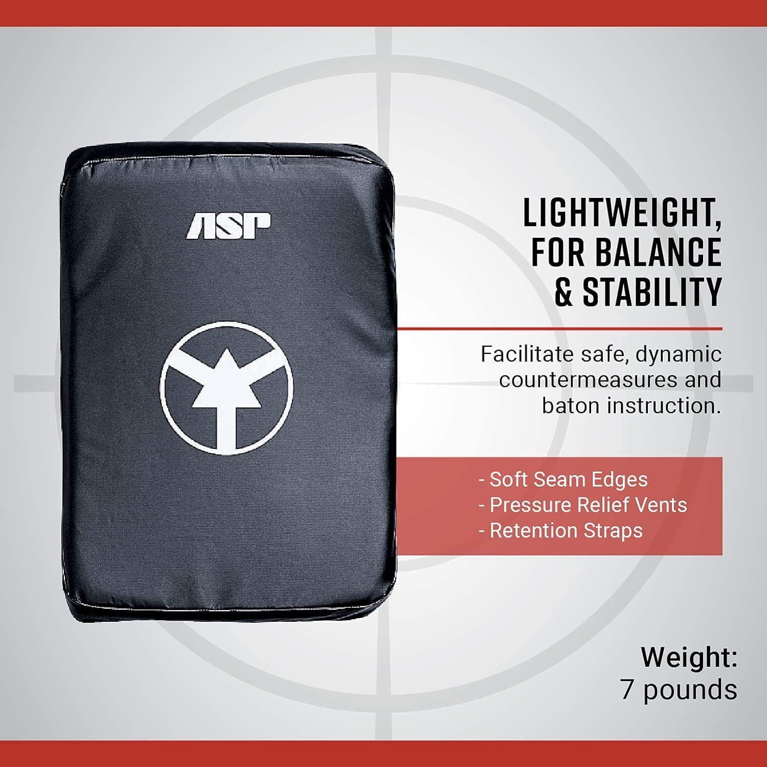 ASP Training Bag, Kicking and Punching Pad for Martial Arts Training, Target Pad for Tactical Defense and Baton Training