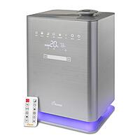Crane Ultrasonic Warm & Cool Mist Air Humidifier for Bedroom, Top Fill, UV Light, 1.2 Gallon Tank, 500 Sq Ft Coverage