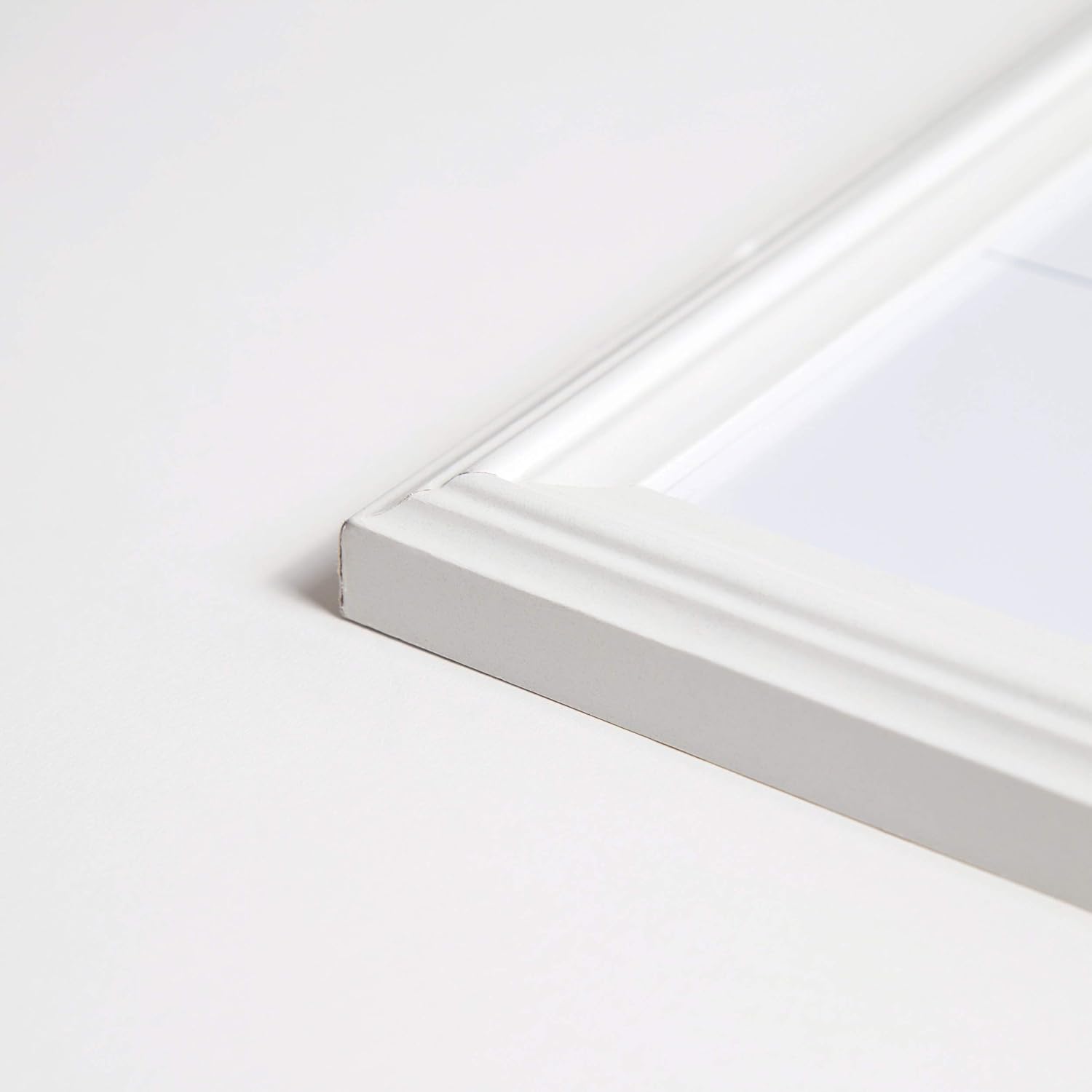 U BRANDS Magnetic Dry Erase Calendar Board, White Wood Frame
