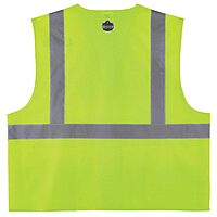 Ergodyne GloWear Safety Vest, Mesh 8220HL, Type R Class 2, 4X/5X, Lime