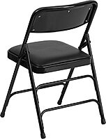 Flash Furniture Hercules Series Upholstered Metal Folding Chairs