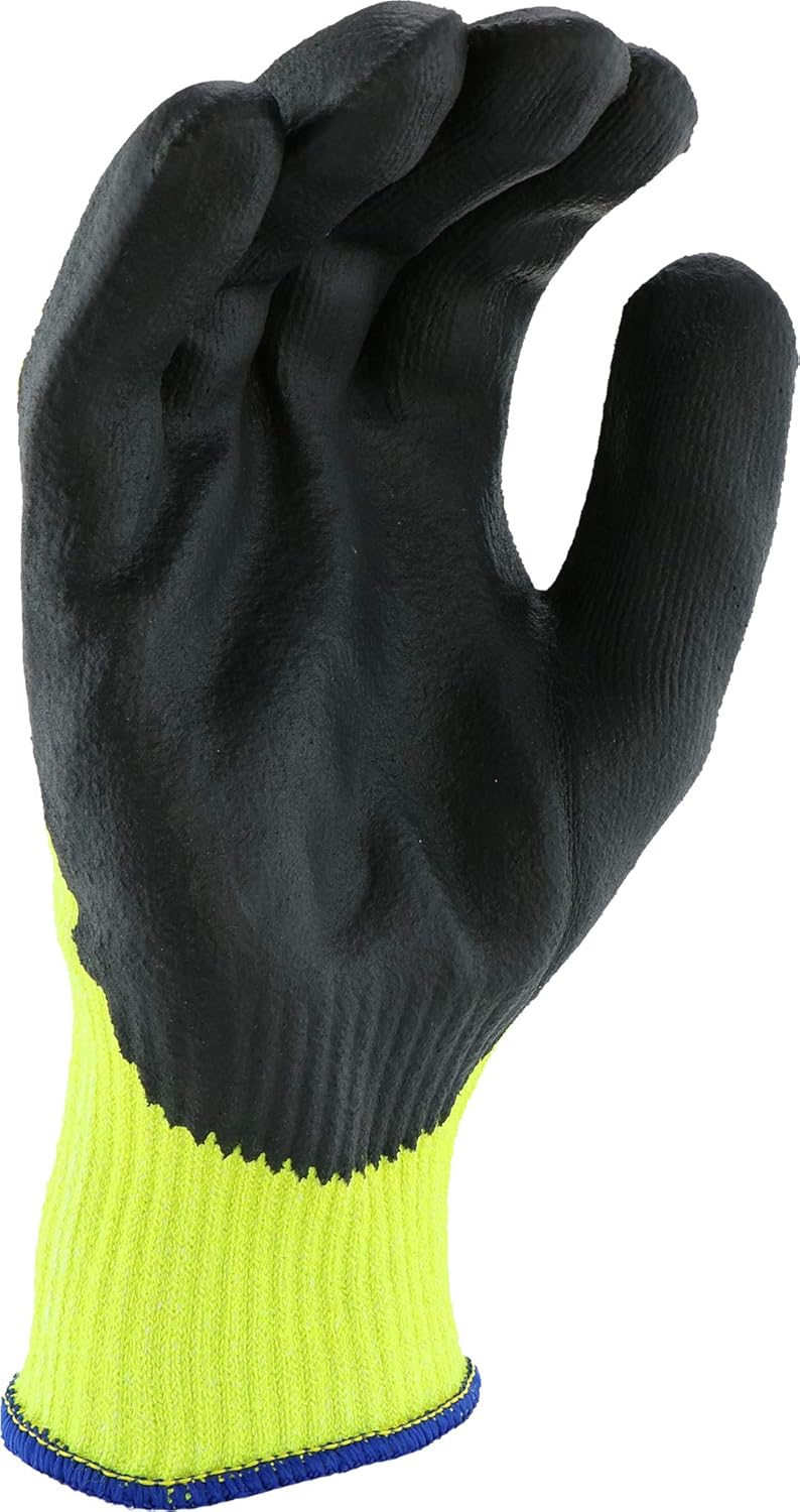 West Chester HVG710SNF Barracuda A8 Cut Resistant Gloves – [Pack of 12], X-Large, HPPE Gloves with Microfoam Nitrile Coating